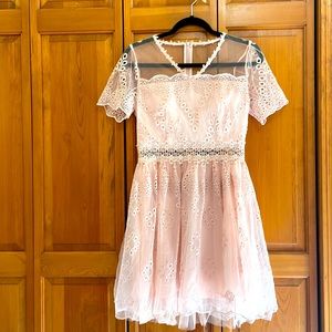 Queenia NWT, Blush Pink Dress, Medium, 1906010160